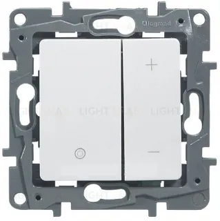 Светорегулятор нажимной 400Вт Legrand Etika (белый) 672218 672218