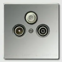 Телевизионная розетка оконечная Jung TV-SAT-FM S4100+GCR2990SAT S4100 + GCR2990SAT