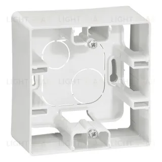 Коробка одинарная для накладного монтажа Legrand Etika (белая) 672510 672510