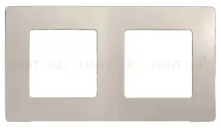 Двухместная рамка Legrand Etika слоновая кость 672512 672512