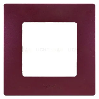 Одноместная рамка Legrand Etika сливовый 672561 672561