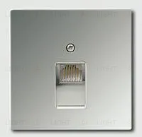 Розетка телефонная одинарная Jung RJ11 EPUAE8UPO+gcr2969-1ua EPUAE8UPO + gcr2969-1ua