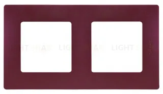 Двухместная рамка Legrand Etika сливовый 672562 672562