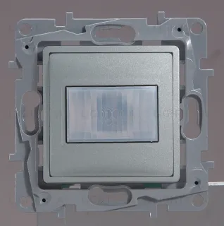 Датчик движения Legran Etika 400Вт без нейтрали (алюминий) 672417 672417