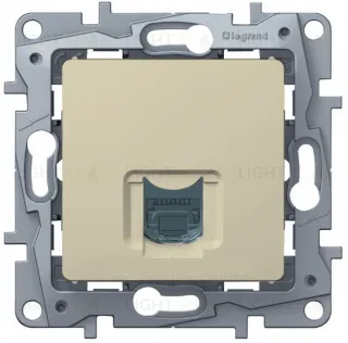 Розетка компьютерная Legrand Etika RJ45 Кат.5 UTP (слоновая кость) 672341 672341