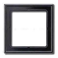 Рамка одинарная Jung LS 990 черный глянцевый ls981sw ls981sw