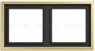 Рамка на 2 поста Jung LS 990 латунь классик ME2982C ME2982C