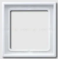 Рамка одинарная Jung LS 990 белый глянцевый ls981ww ls981ww