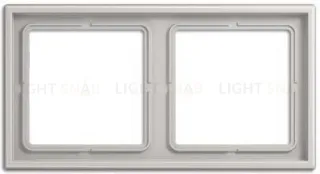 Рамка на 2 поста Jung LS 990 светло-серый LS982LG LS982LG