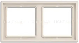 Рамка на 2 поста Jung LS 990 слоновая кость LS982W LS982W