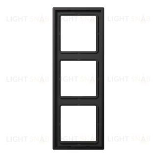 Рамка тройная Jung LS 990, алюминий темный AL2983D AL2983D