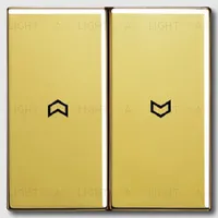 Выключатель управления жалюзи клавишный Jung, 10А/250В GO2995P+509VU GO2995P + 509VU