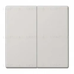 Выключатель двухклавишный Jung, 10А/250В 505u+LS995LG 505u + LS995LG