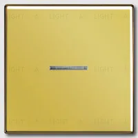 Выключатель одноклавишный с подсветкой универсальный Jung (вкл/выкл с 2-х мест), 10А/250В 506u+90+GO2990KO5 506u + 90 + GO2990KO5