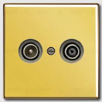 Телевизионная розетка оконечная Jung TV-FM S2900+GO2990TV S2900 + GO2990TV