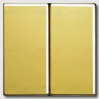 Выключатель двухклавишный Jung, 10А/250В 505u+GO2995 505u + GO2995