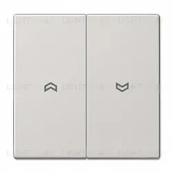 Выключатель управления жалюзи клавишный Jung, 10А/250В 509VU+LS995PLG 509VU + LS995PLG