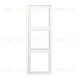 Рамка тройная для горизон./вертик. монтажа Jung LS 990, белый матовый LS983WWM LS983WWM