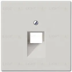 Розетка компьютерная одинарная Jung RJ45 6-й кат. EPUAE8UPOK6+LS969-1UALG EPUAE8UPOK6 + LS969-1UALG