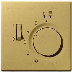 Терморегулятор Jung с выносным датчиком для электрического теплого пола, 10A/230B ME1749C ME1749C