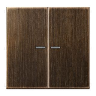 Выключатель двухклавишный с подсветкой Jung, 10А/250В 505u5+ME2995KO5AT 505u5 + ME2995KO5AT