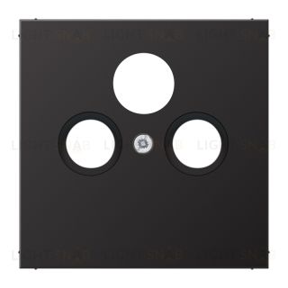 Телевизионная розетка проходная Jung TV-SAT-FM алюминий темный S4110+AL2990SATD S4110 + AL2990SATD