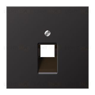 Розетка компьютерная одинарная Jung RJ45 6-й кат. алюминий темный EPUAE8UPOK6+AL2969-1UAD EPUAE8UPOK6 + AL2969-1UAD