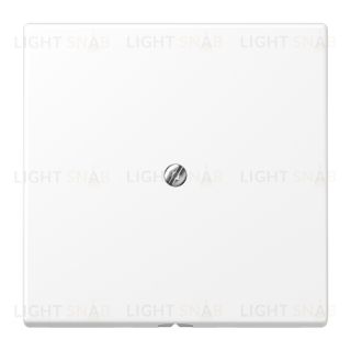 Вывод кабеля с суппортом Jung белый матовый LS990AWWM LS990AWWM