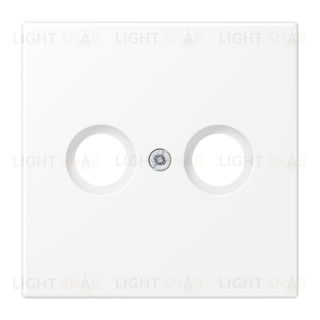 Розетка TV FM оконечная Jung, диапазон частот от 4 до 2400 MГц, белый матовый S2900+LS990TVWWM S2900 + LS990TVWWM