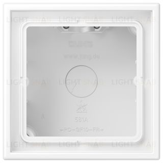 Коробка одинарная для накладного монтажа Jung LS 990 белый матовый LS581AWWM LS581AWWM