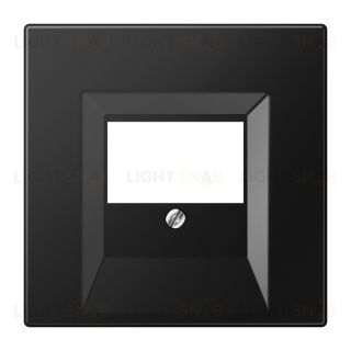 Аудиорозетка двойная LS 990 черный матовый SLA2WW+LS969TSWM SLA2WW + LS969TSWM