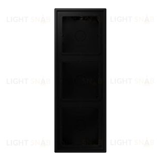 Коробка тройная для накладного монтажа Jung LS 990 черный матовый LS583ASWM LS583ASWM