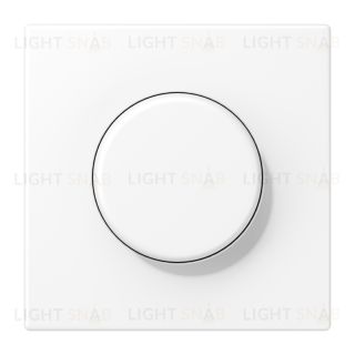 Светорегулятор Jung поворотный 100-1000 Вт. для ламп накал. и галог.220В, белый матовый 211GDE+LS1940WWM 211GDE + LS1940WWM