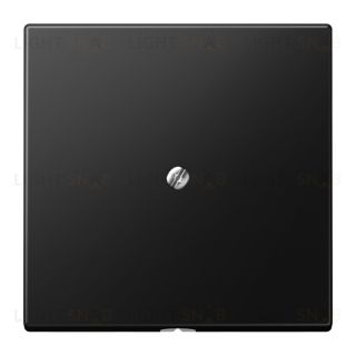 Вывод кабеля с суппортом Jung черный матовый LS990ASWM LS990ASWM