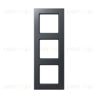 Рамка тройная Jung A Creation антрацит матовый AC583BFANM AC583BFANM