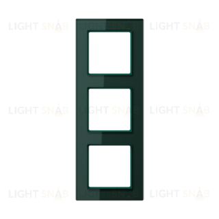 Рамка тройная Jung A creation, изумрудное стекло AC583GLSG AC583GLSG