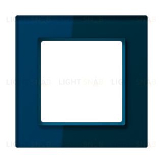 Рамка одинарная Jung A creation, глубокий синий стекло AC581GLNB AC581GLNB
