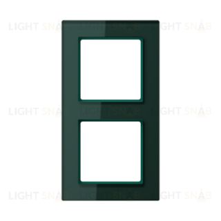 Рамка двойная Jung A creation, изумрудное стекло AC582GLSG AC582GLSG