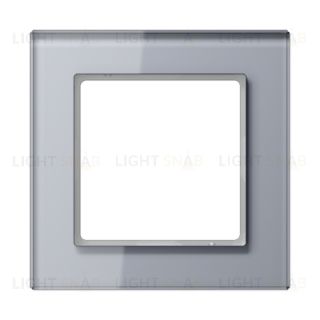 Рамка одинарная Jung A creation, серое стекло AC581GLKG AC581GLKG