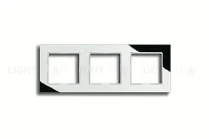 Рамка тройная Jung A Creation стекло серебро AC583GLSI AC583GLSI