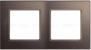 Рамка двойная Jung A Creation мокко AC582MO AC582MO