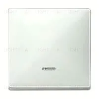 Выключатель одноклавишный проходной с подсветкой Merten (вкл/выкл с 2-х мест) 10А/250В MTN3136-0000+MTN438019 MTN3136-0000 + MTN438019