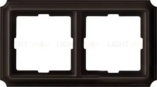 Рамка двойная Merten Antique, коричневая MTN4020-4715 MTN4020-4715