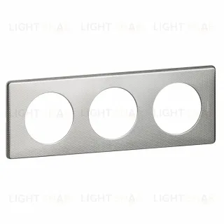 Рамка трехместная Legrand Celiane сильвер пунктум 68723 68723