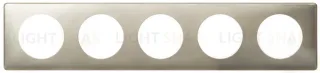 Рамка пятиместная Legrand Celiane титан 68910 68910