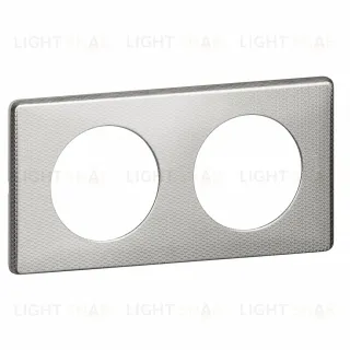 Рамка двухместная Legrand Celiane сильвер пунктум 68722 68722