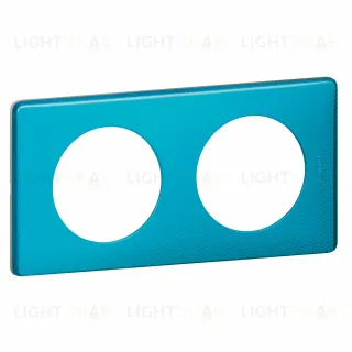 Рамка двухместная Legrand Celiane лазурный пунктум 68772 68772