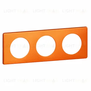 Рамка трехместная Legrand Celiane оранж пунктум 68763 68763