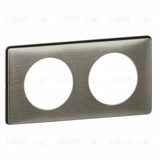 Рамка двухместная Legrand Celiane вольфрам 68972 68972