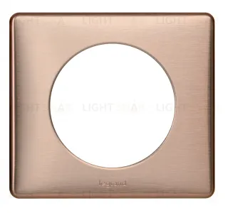 Рамка одноместная Legrand Celiane медь 68991 68991